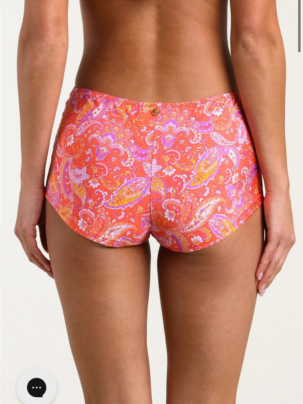 Sunshine 79 swimsuit - pink paisley tankini set with high rise swim shorts, 6 - Picture 13 of 13